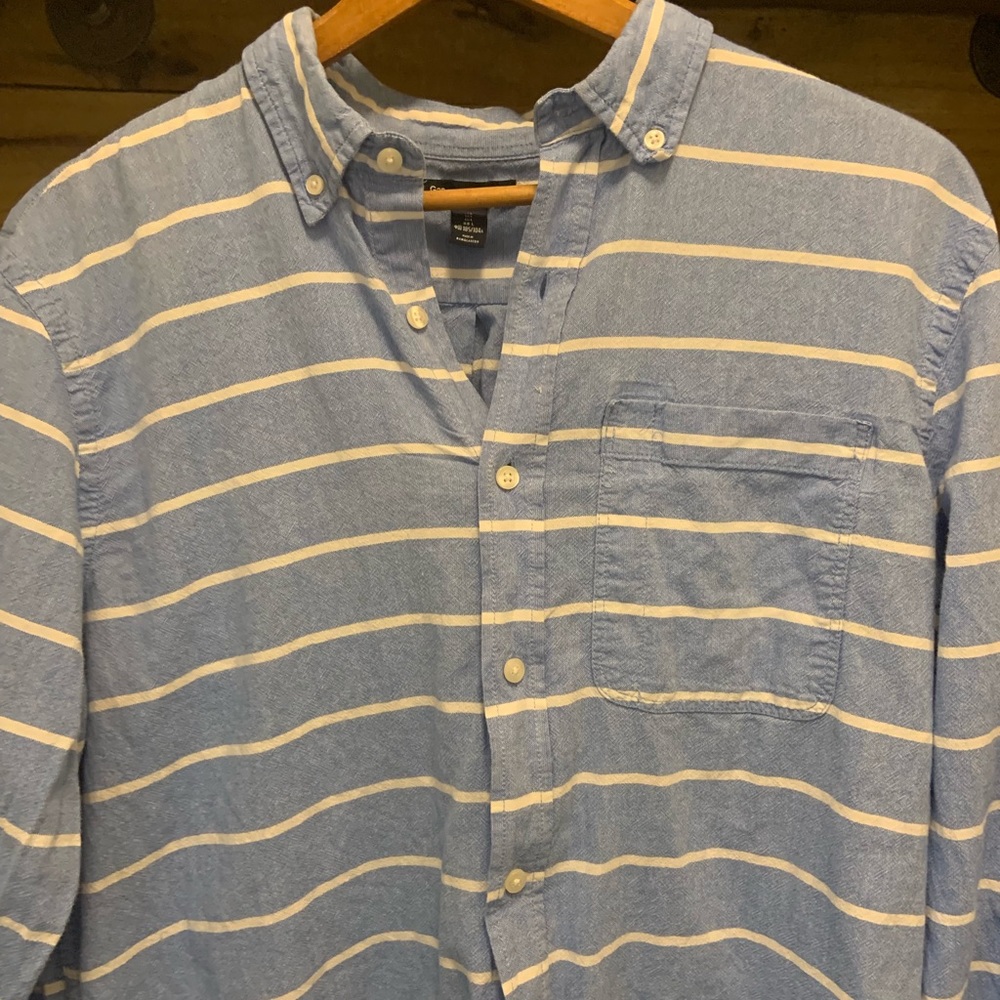 Gap - Linen-Cotton Shirt in Standard Fit